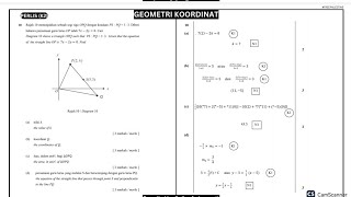 Perlis K 2 Geometri Koordinat Peperiksaan Percubaan SPM 2023 Matematik Tambahan [upl. by Barnie181]