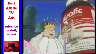 King Kyolic Garlic Capsules 1989  Best Aussie TV Commercials [upl. by Ahsauqal]