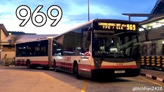 SMRT Retired TIB1105H on Service 969  Rebuilt Mercedes O405G Hispano Habit [upl. by Lavella513]