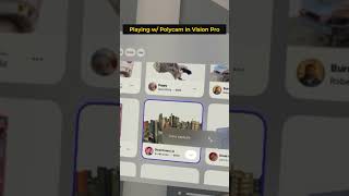 Polycam in Vision Pro [upl. by Alehtse]