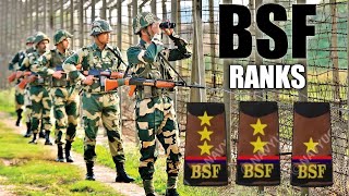 All BSF Ranks  Border Security Forces [upl. by Etteroma28]