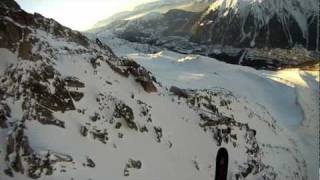 Speed Riding  Aiguille du Midi North Face [upl. by Oiluj129]