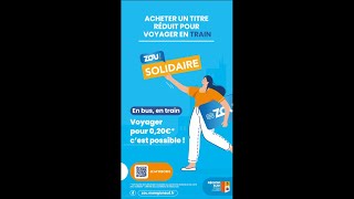 RECHARGER UN TITRE TER ZOU  SUR SA CARTE ZOU SOLIDAIRE [upl. by Fotina]