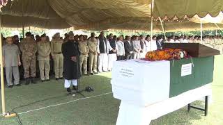 Funeral prayers for 1965 war veteran Sepoy Maqbool Hussain Pakistan [upl. by Englis]