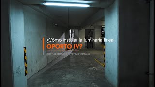 ¿Cómo instalar Lámpara Lineal a Prueba de Vapor OPORTO IV 👀💡 [upl. by Ymaj]