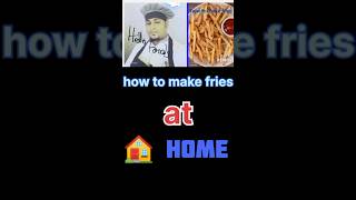 How to make french fries আলু ভজা 🍟🍟🍟 badshahytshortsyoutubetrending [upl. by Alikat]