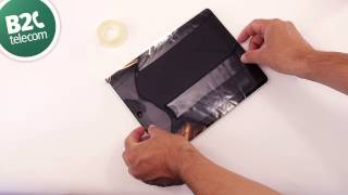 Instructievideo  screen protector aanbrengen op je tablet  B2C Telecom [upl. by Eladnar]