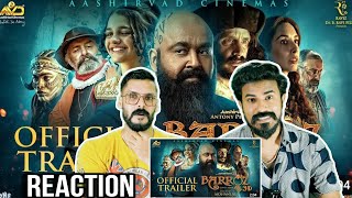 Barroz 3D Official Trailer Reaction  Guardian of Treasure  Mohanlal  Entertainment Kizhi [upl. by Annaeerb]