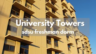 University Towers dorm tour san diego state university [upl. by Madella]