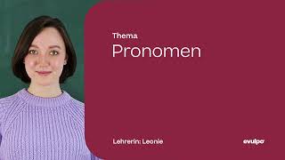 Pronomen Eigenschaften und Arten von Pronomen [upl. by Almita]