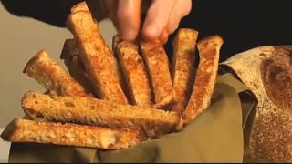 Cheesy Breadsticks 209  Jacques Pepin More Fast Food My Way [upl. by Nenerb]