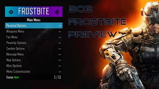 BO3 FROSTBITE GSC MENU PREVIEW [upl. by Nadya]