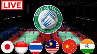 All England Open Live Score Badminton 2024  Day2 Round of 32  bwf live England Open [upl. by Longwood]