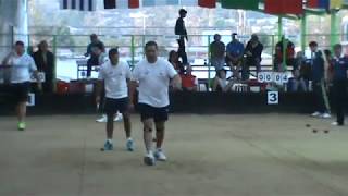 Campeonato Panamericano de Bochas Bocce Zerbin 2013  Final Parejas Parte 1 [upl. by Howlend]