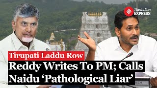 YS Jagan Mohan Reddy Accuses CM Naidu of Tarnishing Tirupatis Sanctity in Letter to PM Modi [upl. by Ylloh]