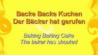 Backe Backe Kuchen  WBTBWB  Translation  Lyrics [upl. by Garlinda581]