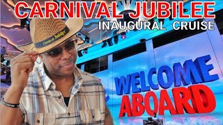 CARNIVAL JUBILEE quotCARNIVALS NEWEST SHIPquot EMBARKATION DAY Galveston Tx Pt 1 [upl. by Fatima51]