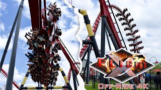 XFlight Six Flags Great America Off Ride 4K [upl. by Vita498]