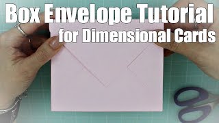 Box Envelope Tutorial with Punch Board [upl. by Gaston761]