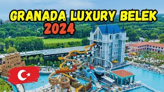 Granada Luxury Belek  Hotel Tour 2024 Alanya Turkey [upl. by Irahc]