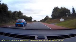 Overtaking in Remapped Leon 16 TDI 146bhp 330nm [upl. by Ellyn]