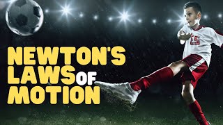 Newtons Laws of Motion  Learn about Sir Isaac Newton for Kids [upl. by Yerhpmuh726]