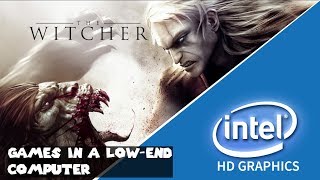 The Witcher Enhanced Edition  Intel Celeron N3050 16 GHz 4GB RAM Games in a low end Computer [upl. by Azaria]