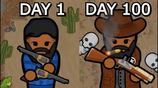 RimWorld 100 Days In The Wild West [upl. by Toomay280]