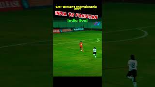 SAFF Womans Championship 2024 IndiaVsPaskitan । goals indvspak womenfootball [upl. by Ellenod897]