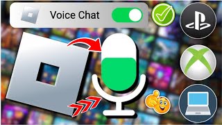 How to Get Voice Chat On Roblox New Update  Enable Voice Chat in Roblox 2024 [upl. by Dlorah518]