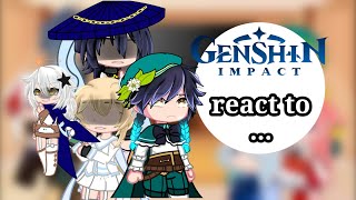 genshin impact react to gacha club [upl. by Llerraj]