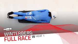 Winterberg  BMW IBSF World Cup 20202021  Womens Skeleton Heat 1  IBSF Official [upl. by Tate]