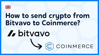 Tutorial how to send cryptocurrencies from Bitvavo to Coinmerce [upl. by Ayokahs]