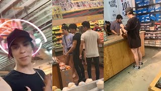 RAFA UCCMAN FAZENDO COMPRAS COM OS AMIGOS EM LOS ANGELES [upl. by Dobson]