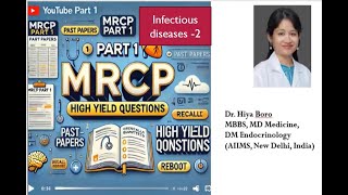 Infectious diseases for MRCP Part 1 Lecture 2MCQS [upl. by Ennaerb]