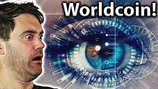 Worldcoin FREE Crypto For Scanning YOUR EYE 👁 [upl. by Maisel853]