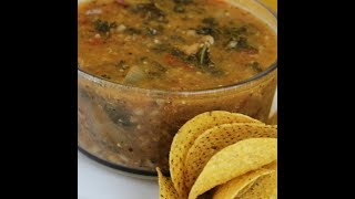 Slow Cooker Tomato Kale Quinoa Soup [upl. by Risser]