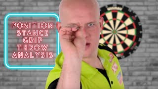 MICHAEL VAN GERWEN DARTS throw ANALYSIS [upl. by Neumark]