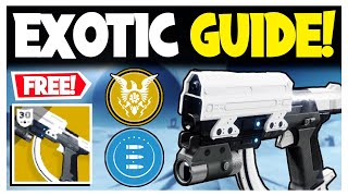 How To Get The HALO MAGNUM Exotic Sidearm Forerunner  Destiny 2 Exotic Weapon Guide [upl. by Thetos508]