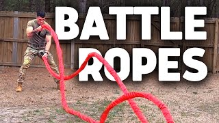 10 Min Battle Rope Workout  This workout will DESTROY you [upl. by Aleedis]