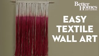 Easy Textile Wall Art [upl. by Suirad]