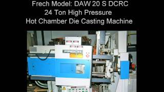 Used Frech Die Casting Machines  Die Cast Machinery LLC [upl. by Atorod]