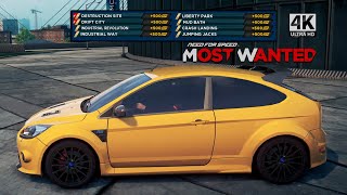 Need For Speed Most Wanted Gameplay  4K 60FPS  Ford Focus RS500  Gamesir G7 SE [upl. by Eseret333]