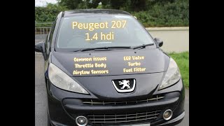 Peugeot 207 14 Hdi Common Problems including low power airflow sensors and antipollution faulty [upl. by Einahpet]