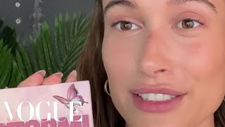 Hailey Bieber Loves Kylies Stormi Palette [upl. by Nichy]