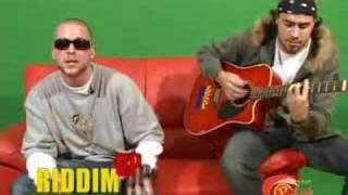 Collie Buddz  Young Gal LIVE RIDDIM UP ON THE GREEN SCREEN [upl. by Bonney]