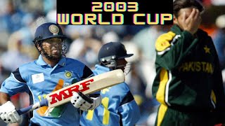 India vs Pakistan 2003 World Cup Match Full Highlights  Must Watch [upl. by Haduhey]