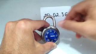 Abrir cadeado Masterlock  GoodLock Soluções em Armários [upl. by Aisatsanna31]