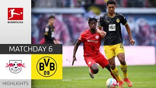 RB Leipzig  Borussia Dortmund 30  Highlights  Matchday 6 – Bundesliga 202223 [upl. by Demp]