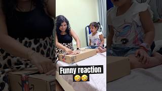 👧🏻 TODDLERS HILARIOUS Reaction to Surprising Gift shorts funny viral [upl. by Duma]